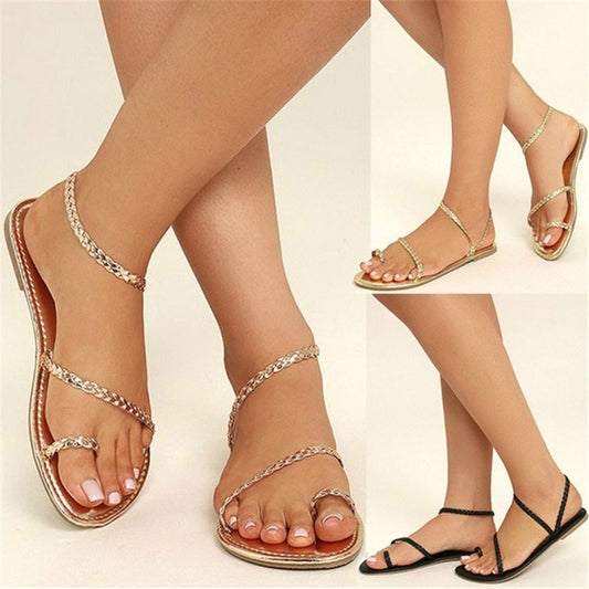 Beach flat sandals