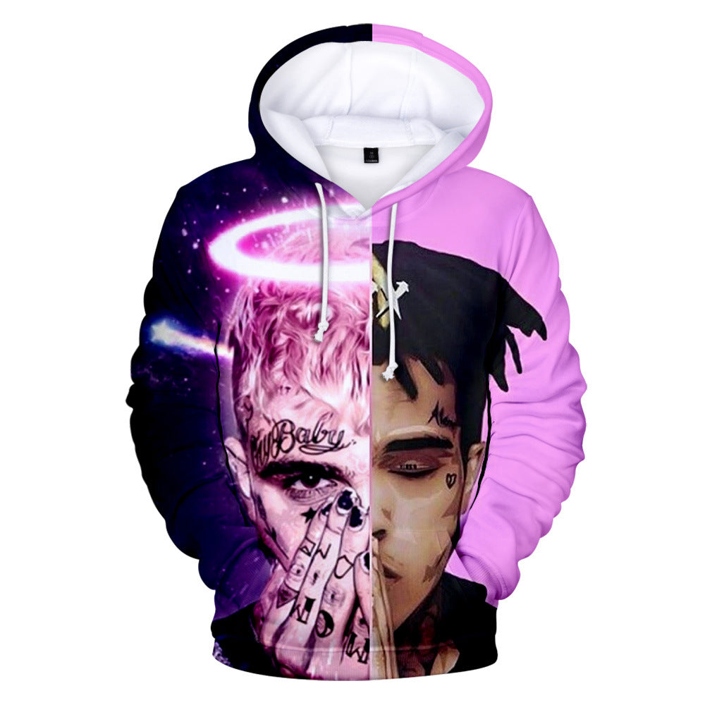 Casual 3D XXXTentacion Men Woman Hoodie Boy