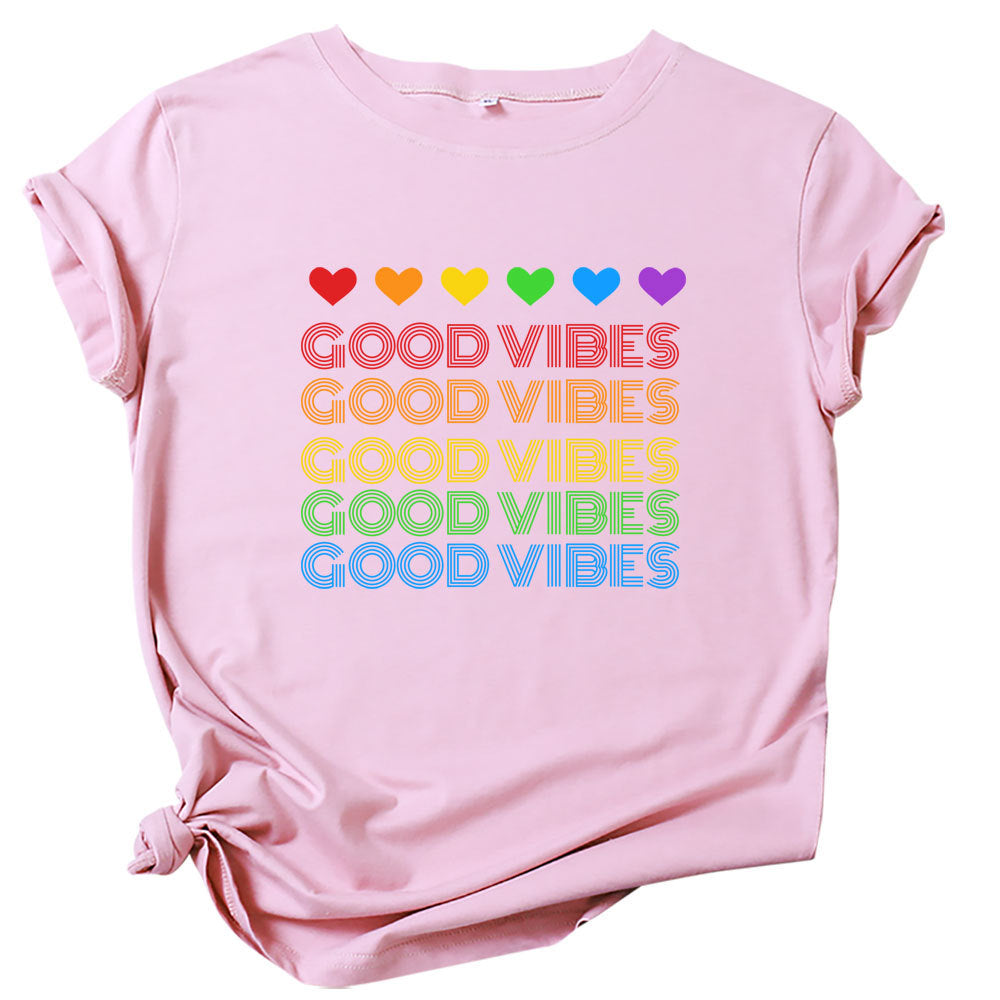 Love Short sleeved T shirt Women