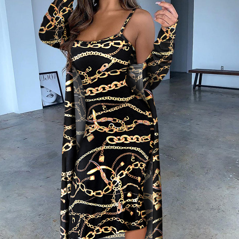 Two-piece chain printing