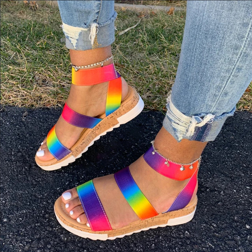 Women's color changing sandals