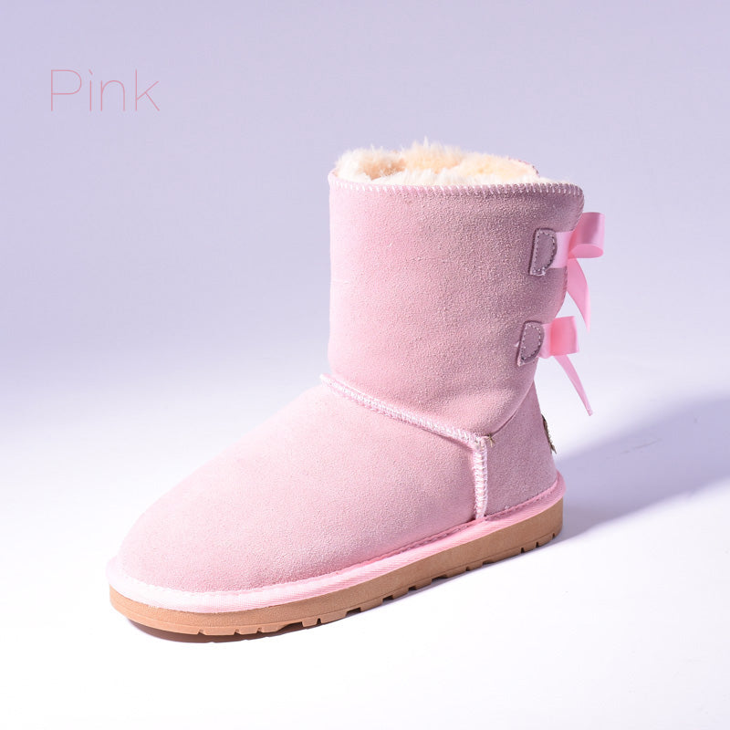 High Quality SALE Women Australia Snow Boots Warm Fur Baileys Bow Boots Women Winter Boots Snow Boots Big Size