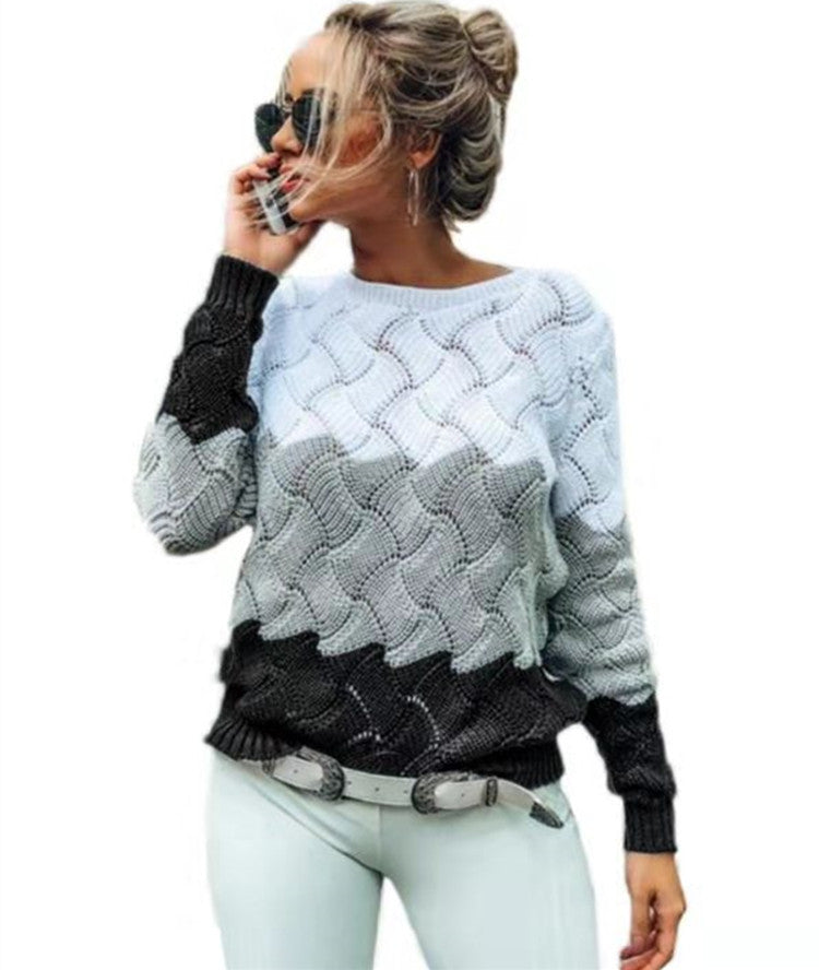 Knit Sweater Pullover Sweater Plus Size Bottoming Shirt Women