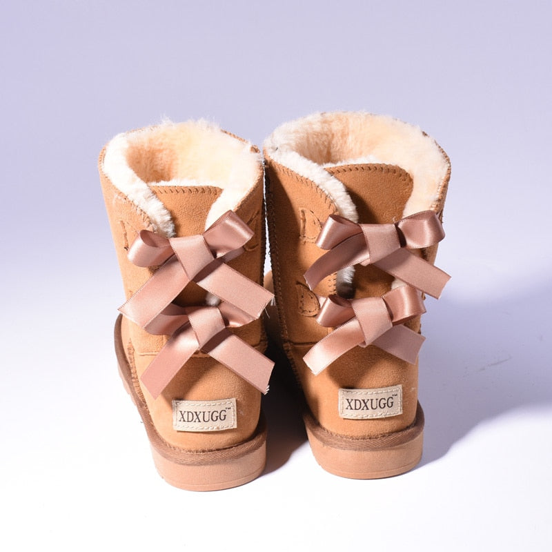 High Quality SALE Women Australia Snow Boots Warm Fur Baileys Bow Boots Women Winter Boots Snow Boots Big Size