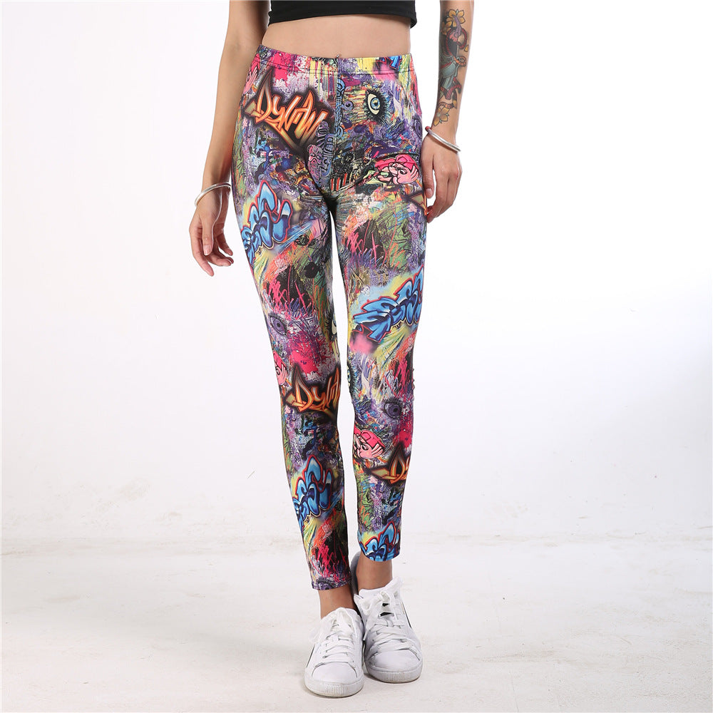 Doodle sport yoga pants