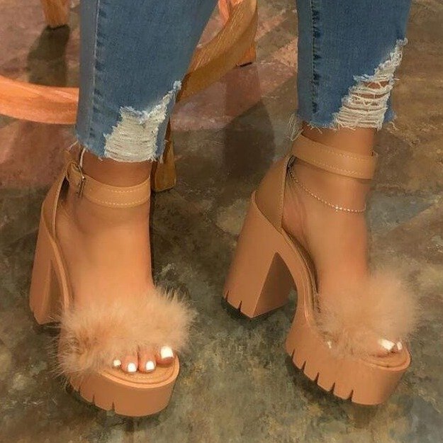 Women's high heel sandals