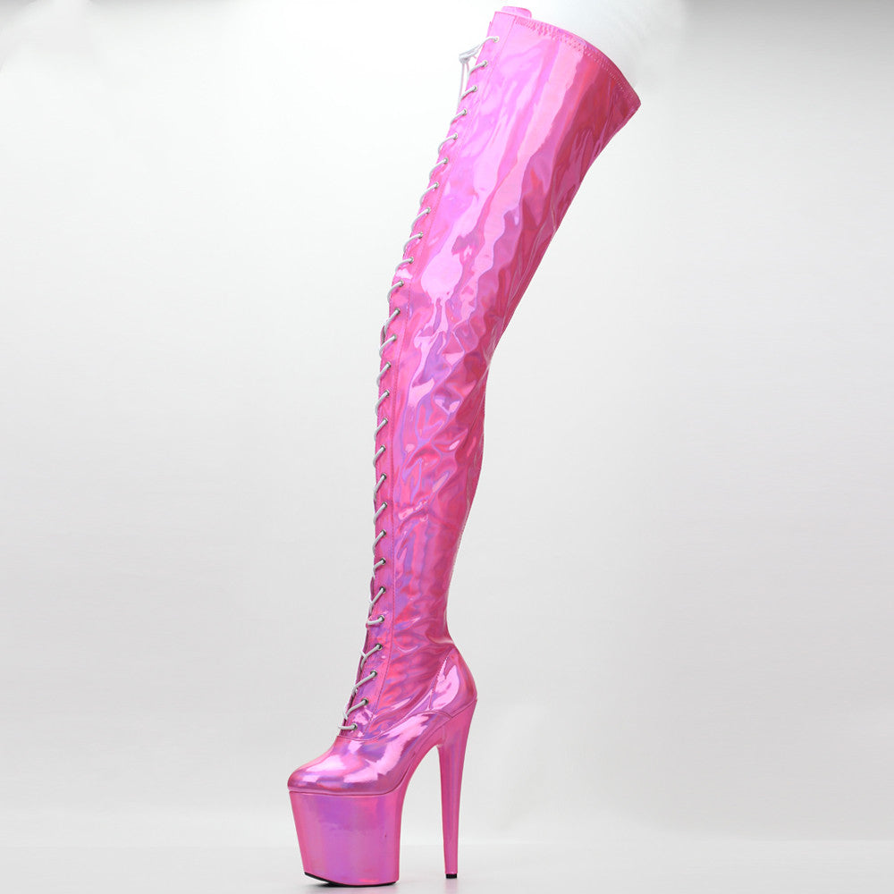 20CM Super High Heel Thigh Boots