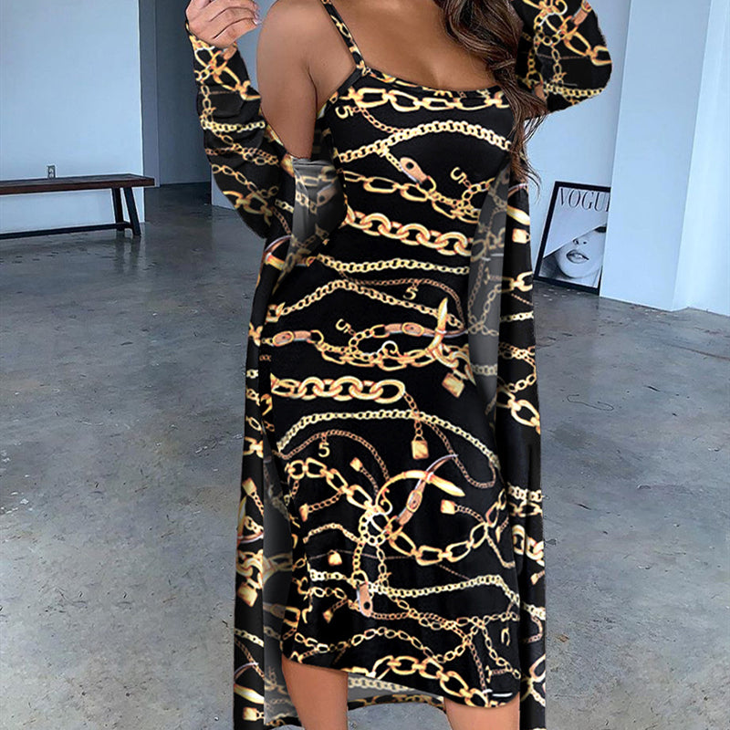 Two-piece chain printing