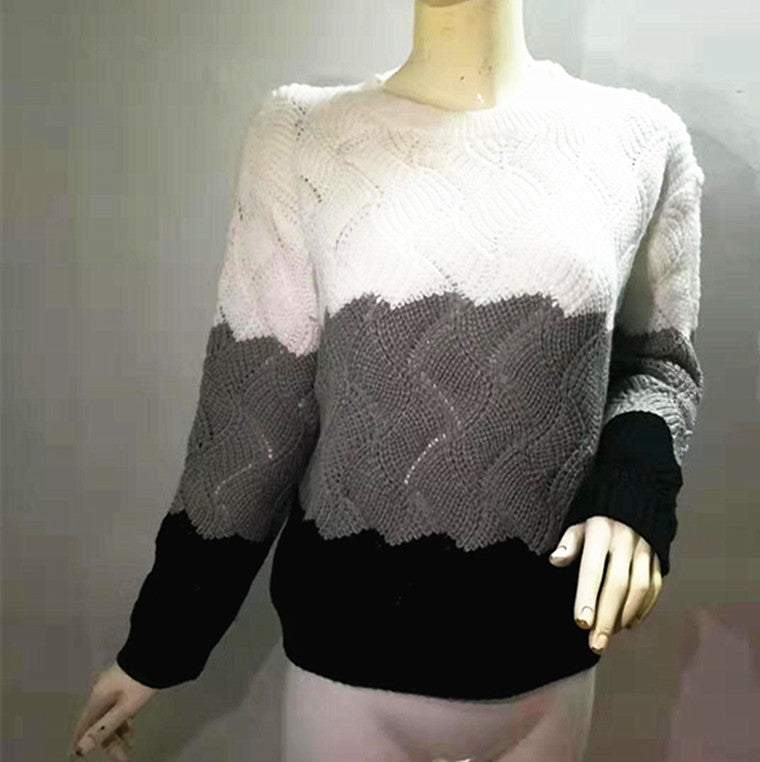 Knit Sweater Pullover Sweater Plus Size Bottoming Shirt Women