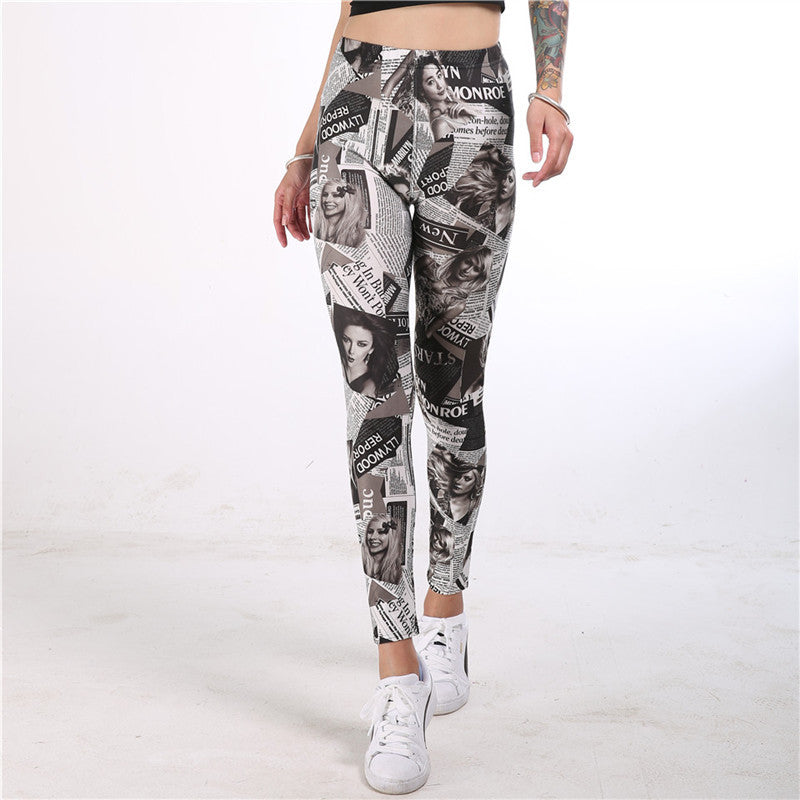 Doodle sport yoga pants