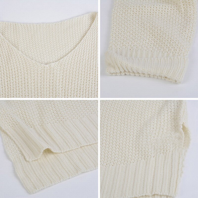 Autumn and winter strapless sweater women