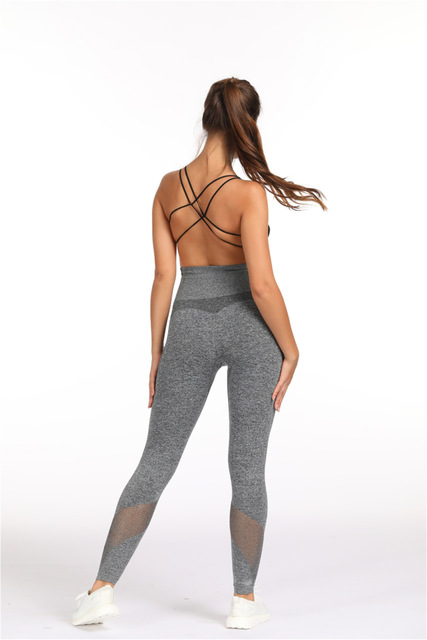 Yoga pants high waist stretch fitness track pants